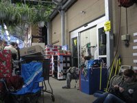 the line at Walmart