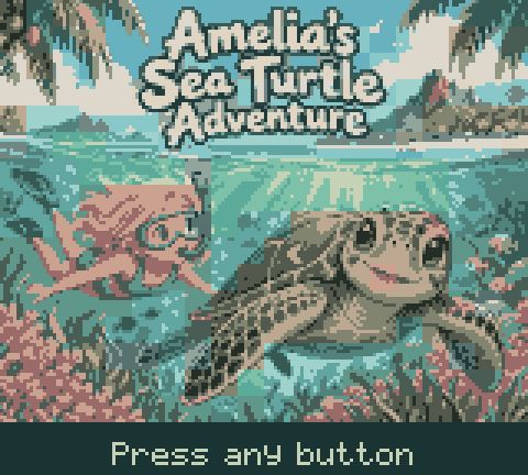 Amelia's Sea Turtle Adventure game screenshot