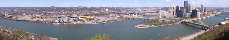 Pittsburgh as viewed from the Duquesne Incline