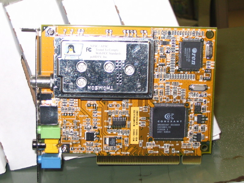 A single pcHDTV card